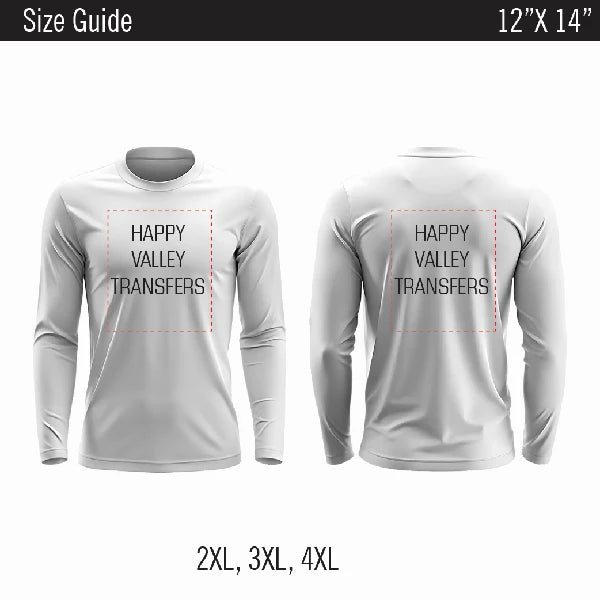 DTF Transfers By Size