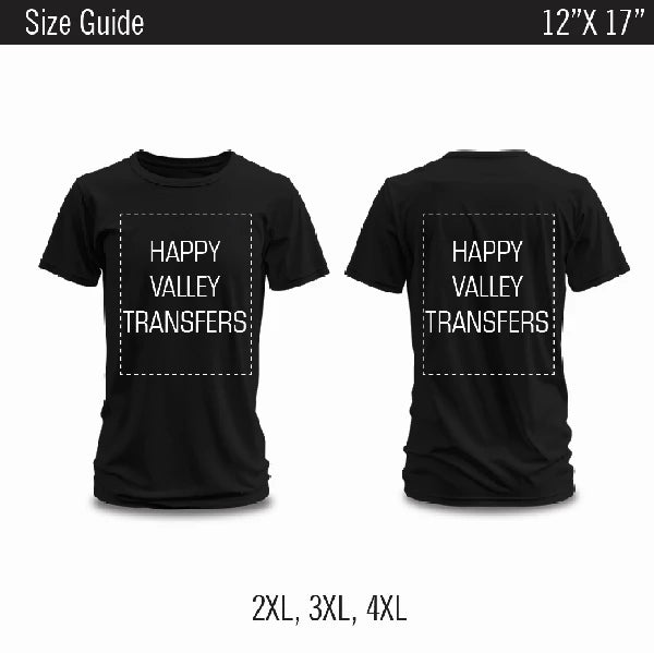 DTF Transfers By Size