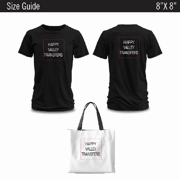 DTF Transfers By Size