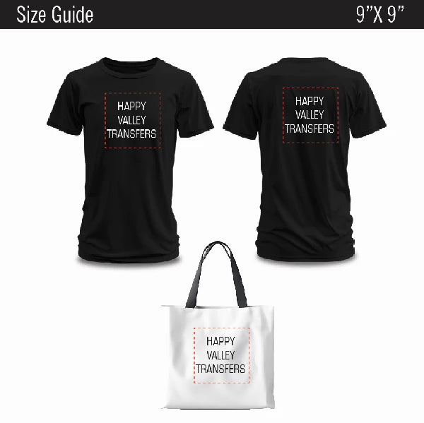 DTF Transfers By Size