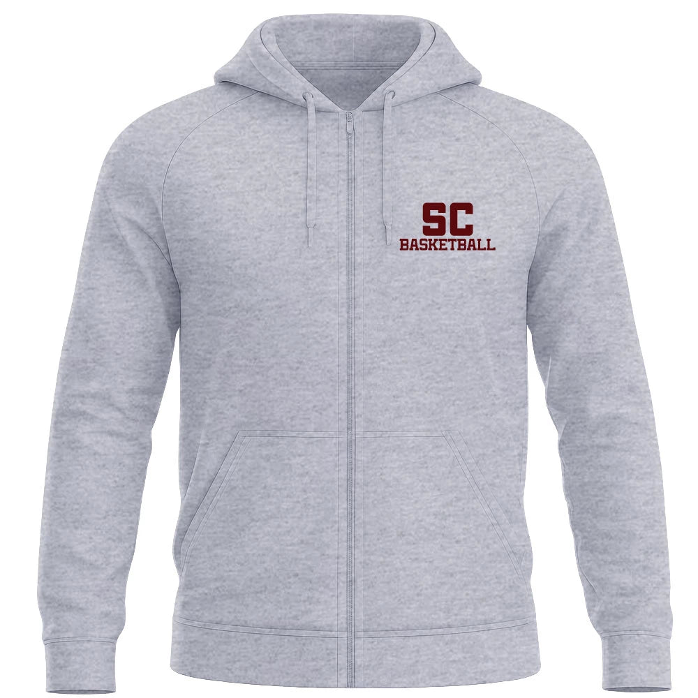 Basketball Youth Zip Hoodie