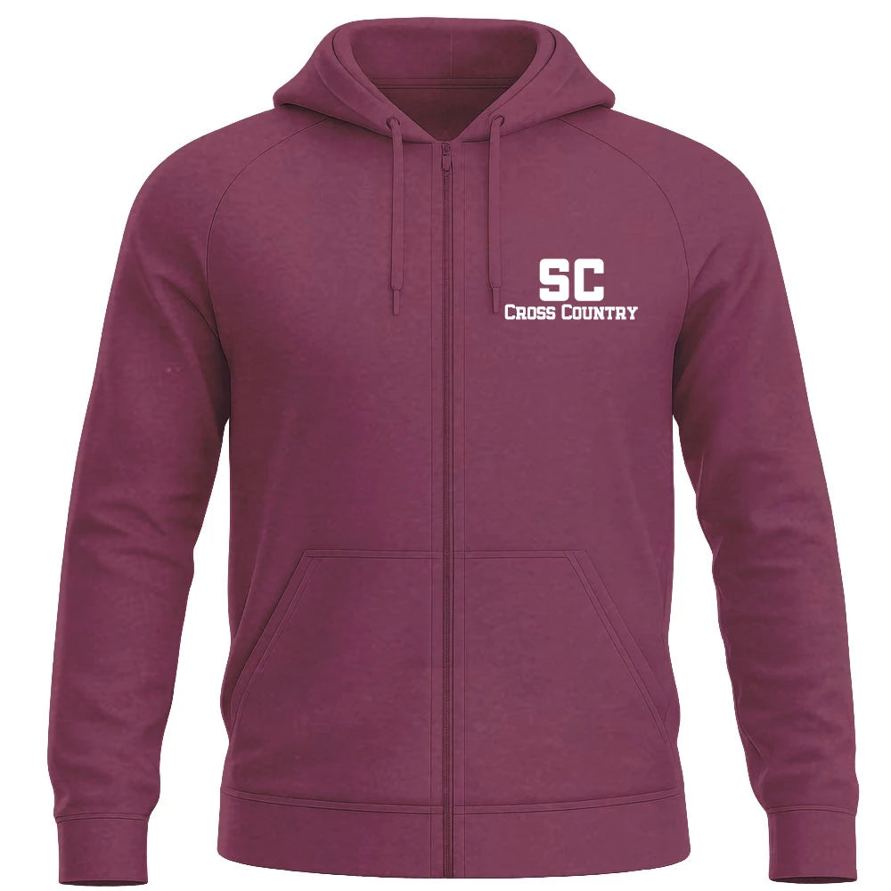 Cross Country Adult Zip Hoodie